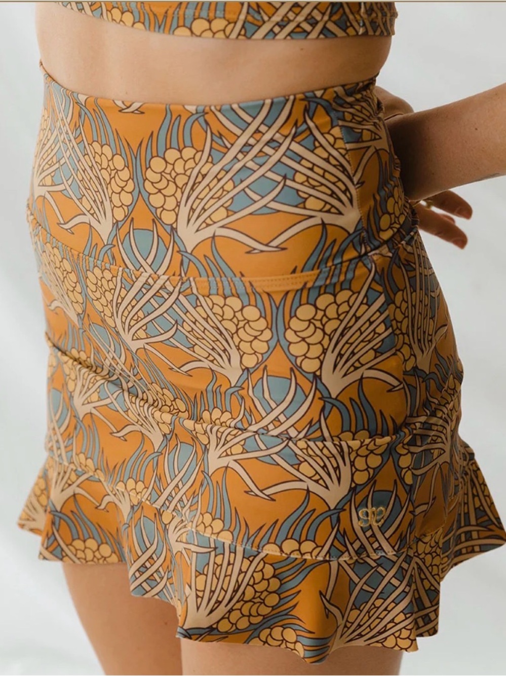 Albion GOLDEN HOUR HIGH-WAISTED SWIM SKIRT Size XXL